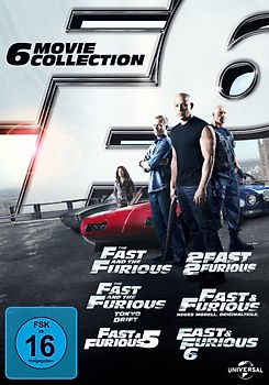 Fast & Furious 1-6 [6 DVDs] DVD