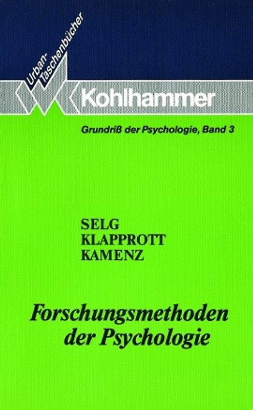 Forschungsmethoden der Psychologie