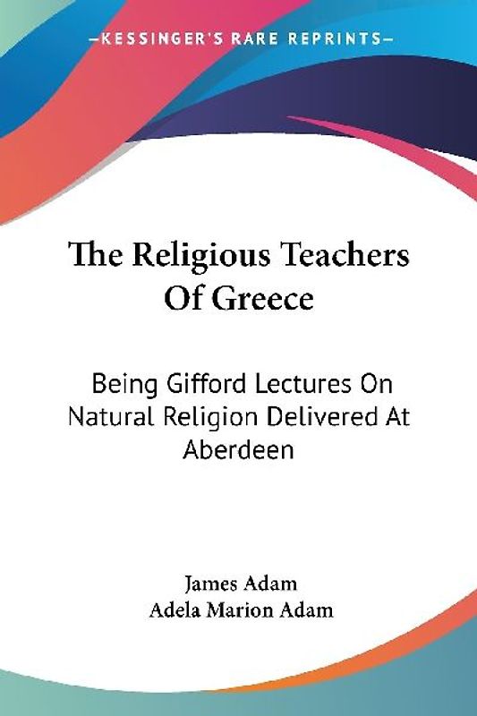 The Religious Teachers Of Greece