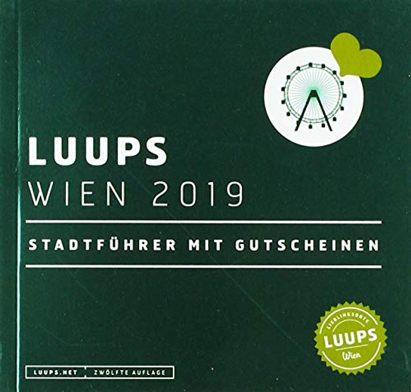 LUUPS Wien 2019: Stadtführer mit Gutscheinen