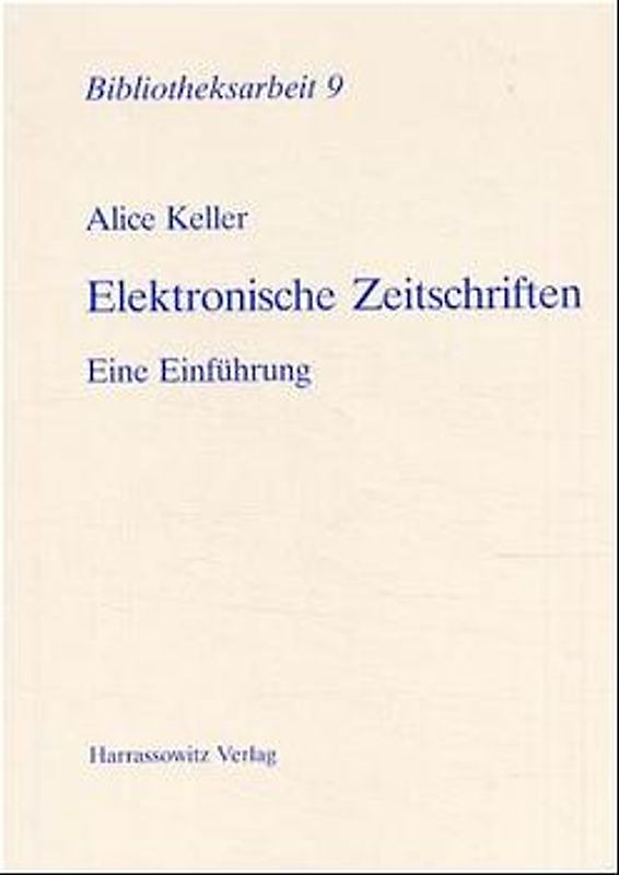 Elektronische Zeitschriften