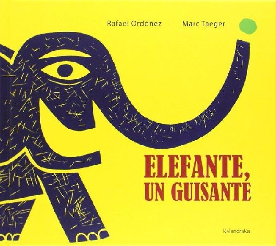 Elefante, un guisante