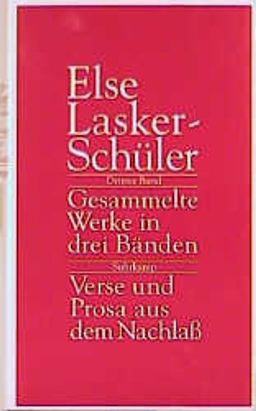 Gesammelte Werke in drei Bänden