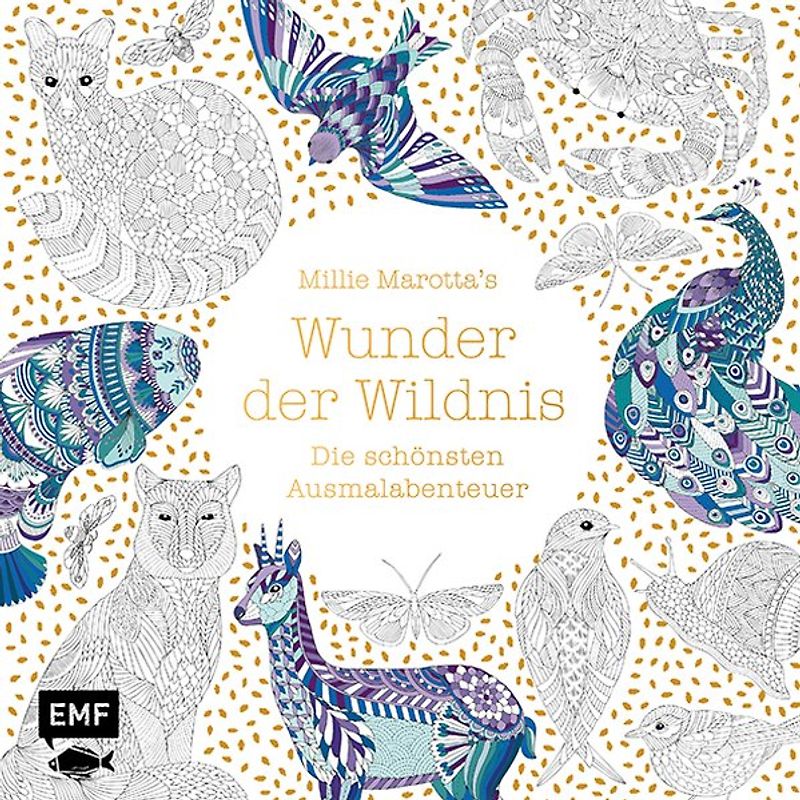 Millie Marotta's Wunder der Wildnis – Die schönsten Ausmal-Abenteuer