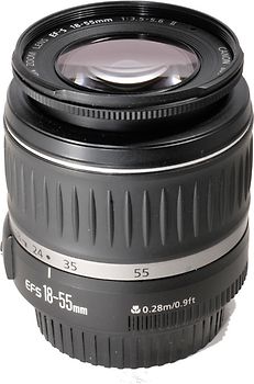 Canon EF-S 18-55 mm F3.5-5.6 II 58 mm Filtergewinde (Canon EF-S Anschluss) schwarz