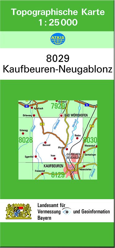 TK25 8029 Kaufbeuren-Neugablonz