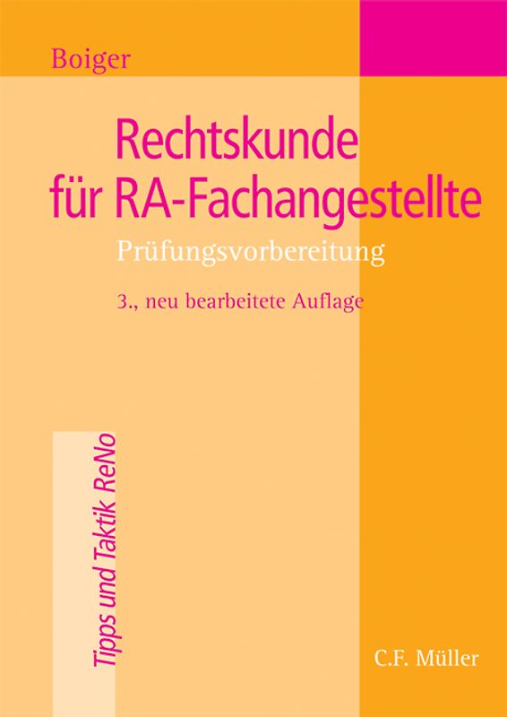 Rechtskunde für RA-Fachangestellte