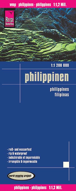 Reise Know-How Landkarte Philippinen (1:1.200.000). world mapping project