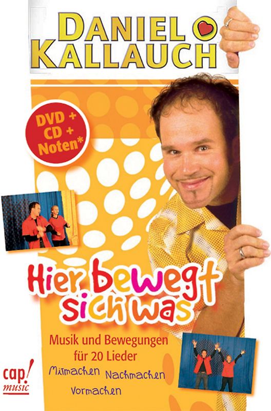 Hier bewegt sich was (DVD/CD-Paket): Musik und Bewegungen für 20 Lieder - Daniel Kallauch