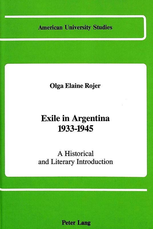 Exile in Argentina 1933-1945