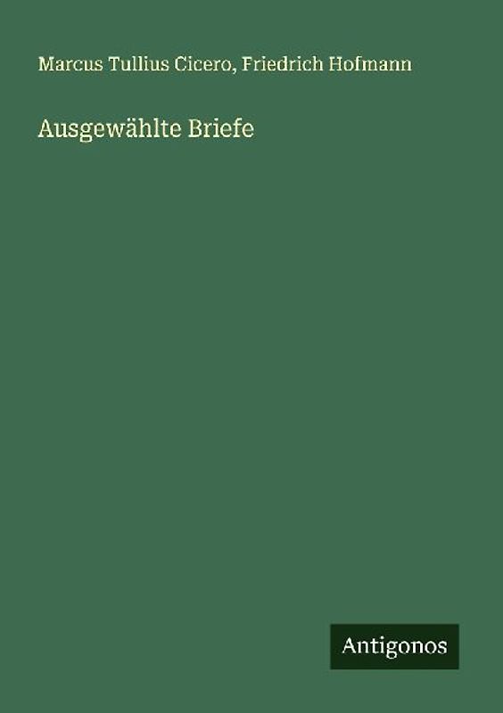 Ausgewählte Briefe