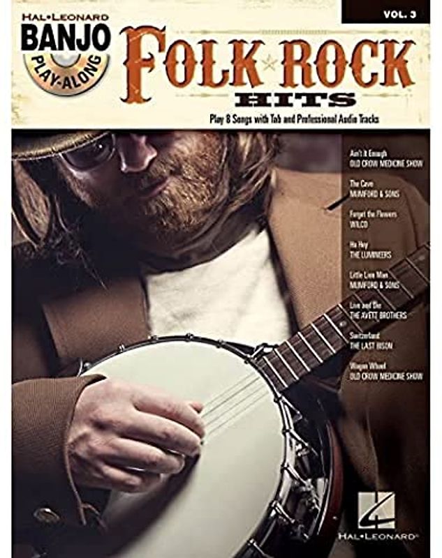 Banjo Play Along Volume 3: Folk Rock Hits: Noten, CD, Play-Along für Banjo (Banjo Play-along, 3, Band 3)