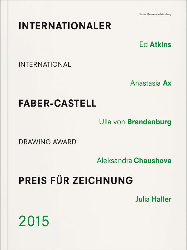 Internationaler Faber-Castell-Preis für Zeichnung 2015
