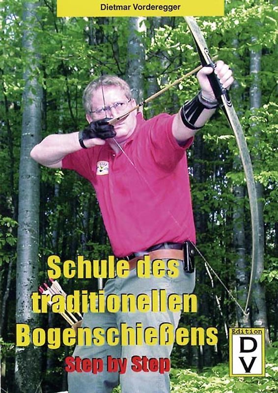 Schule des traditionellen Bogenschießens. Step by Step