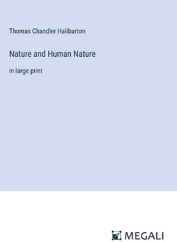 Nature and Human Nature