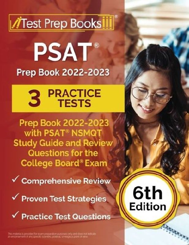 PSAT Prep Book 2022-2023 with 3 Practice Tests