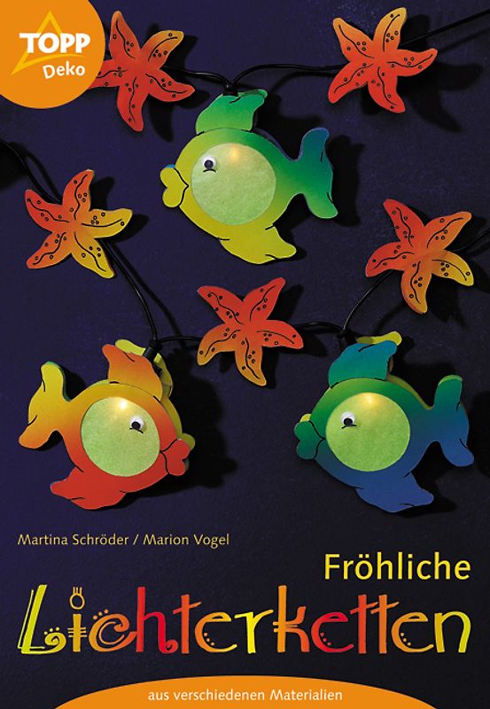 Fröhliche Lichterketten. Aus verschiedenen Materialien