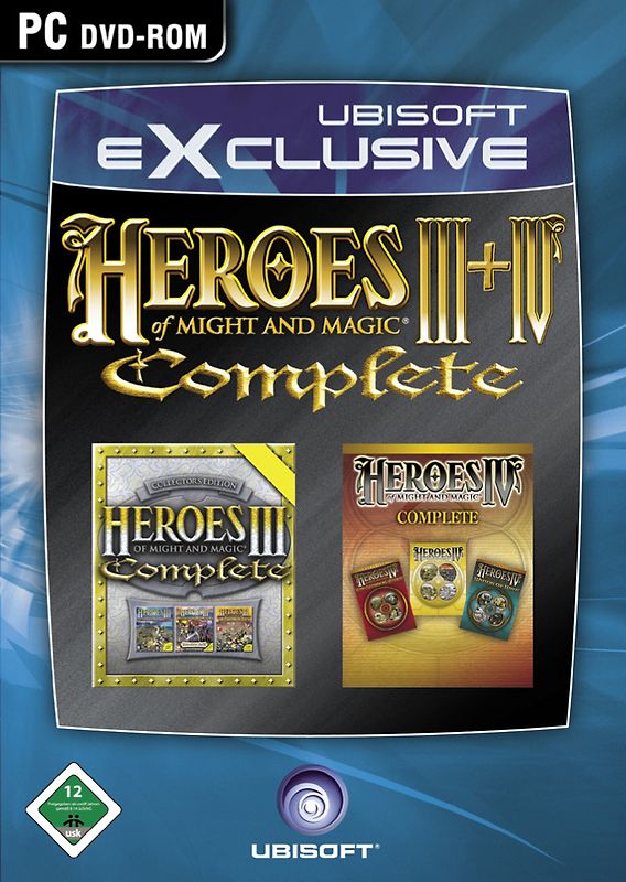 Heroes of Might and Magic III (3) + IV (4) Complete PC Spiele