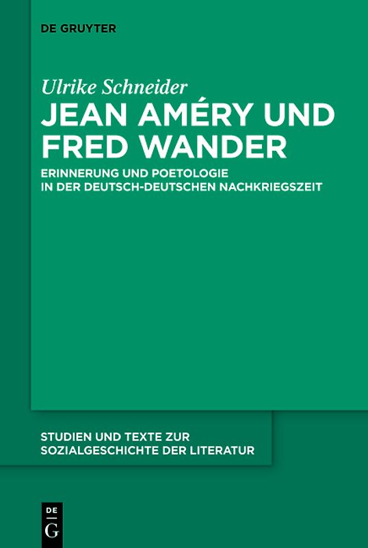 Jean Améry und Fred Wander