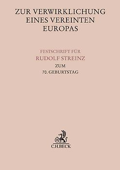 Zur Verwirklichung eines Vereinten Europas