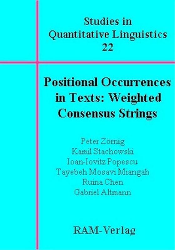 Studies in Quantitative Linguistics 22