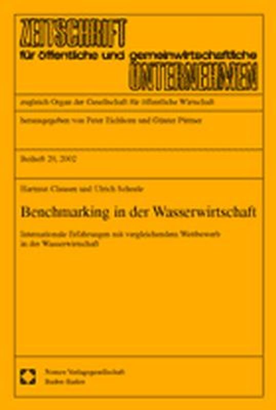 Benchmarking in der Wasserwirtschaft