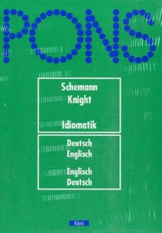 PONS Schemann Idiomatik Deutsch-Englisch. Paket aus PONS Schemann...