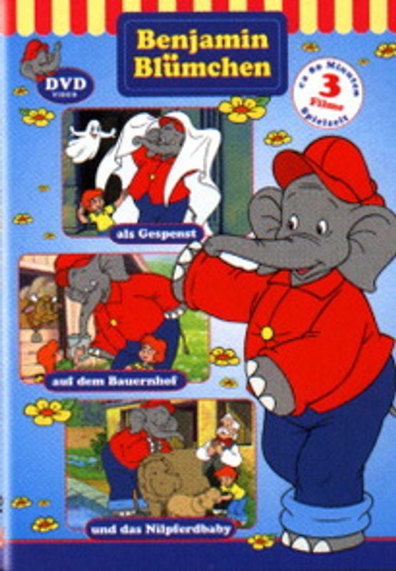 Benjamin Blümchen als Gespenst/auf dem Bauernhof/das Nilpferdbaby - Elfie Donnelly DVD