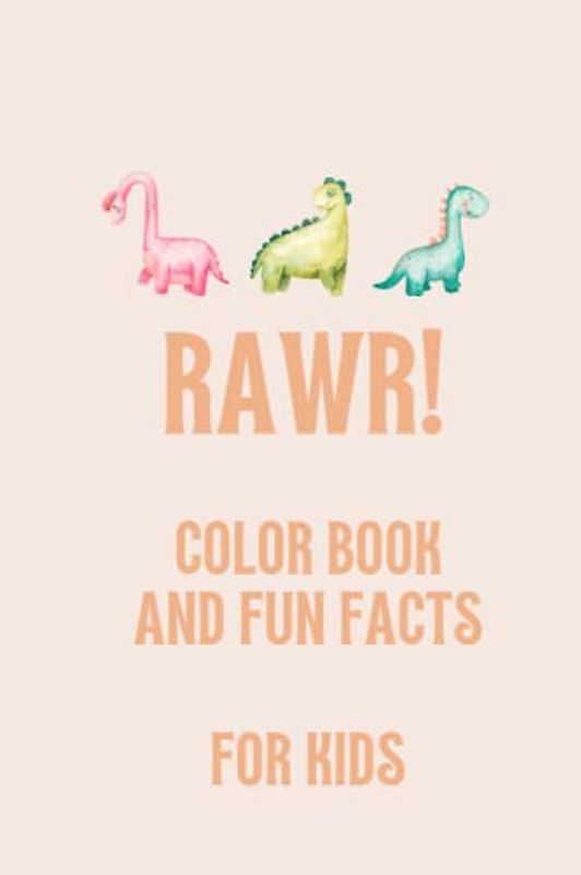Dino delights. Color book and fun facts. For kids 4-10 years.