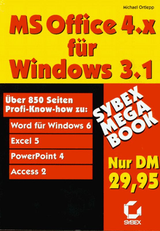 MS Office 4.x für Windows 3.1