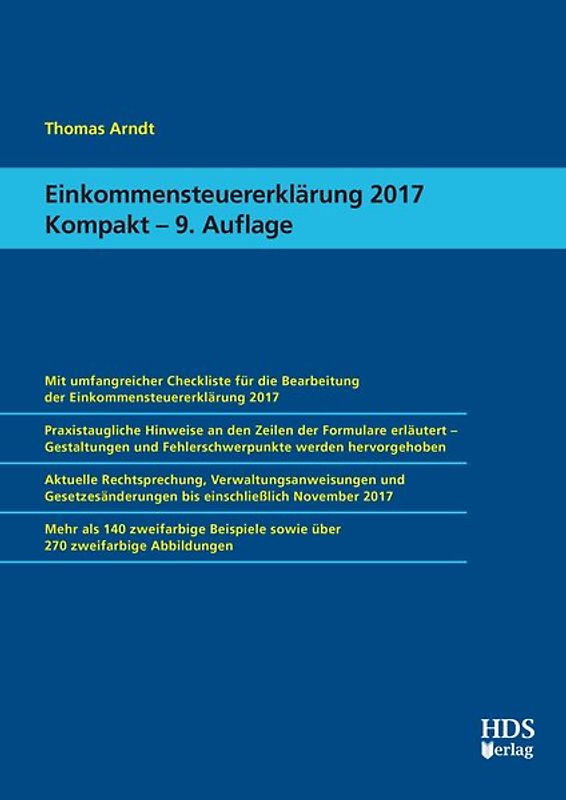 Einkommensteuererklärung 2017 Kompakt