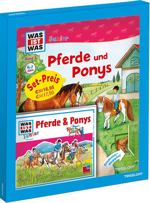 WAS IST WAS Junior Geschenkset Pferde und Ponys