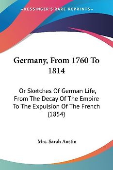 Germany, From 1760 To 1814