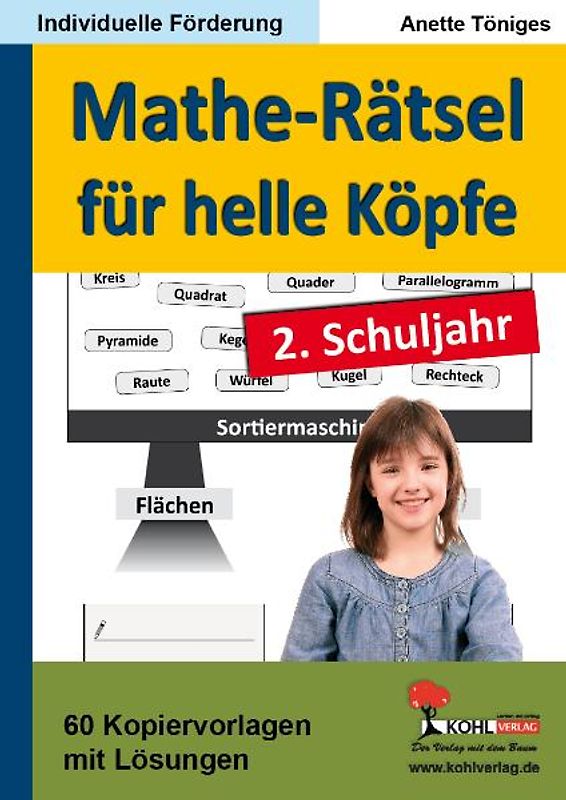 Mathe-Rätsel für helle Köpfe / Klasse 2