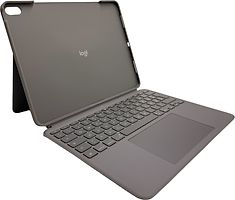 Logitech Combo Touch Keyboard Dock für iPad Air 13" M2 und M3 [deutsches Tastaturlayout, QWERTZ] oxford grey