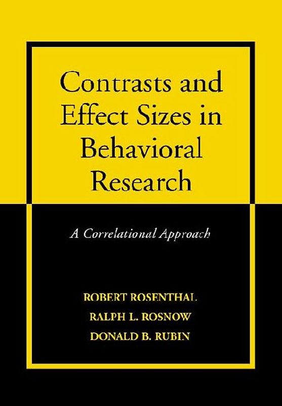 Contrasts and Effect Sizes in Behavioral Research