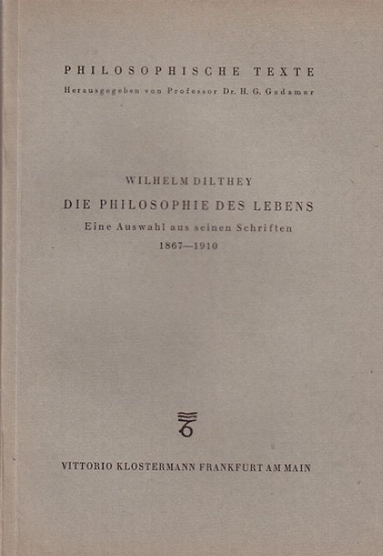 Die Philosophie des Lebens