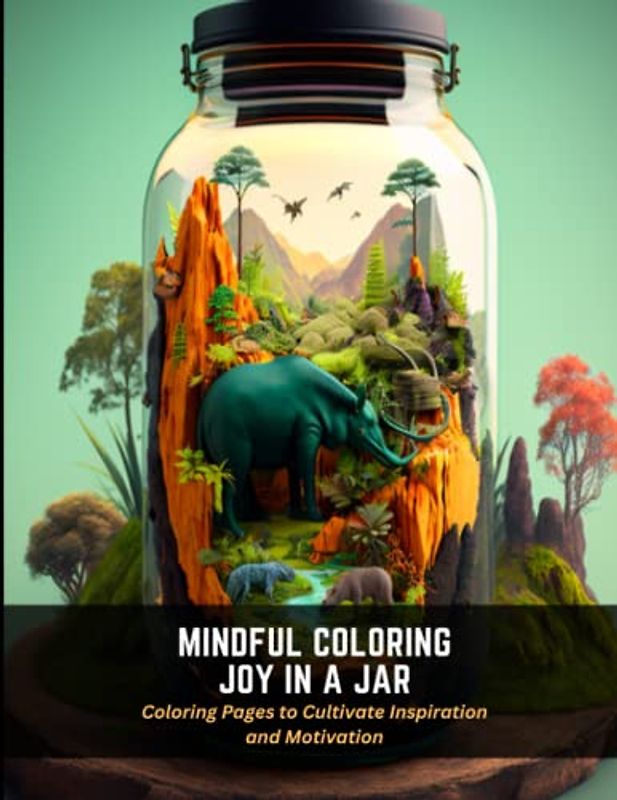Mindful Coloring Joy in a Jar: Coloring Pages to Cultivate Inspiration and Motivation