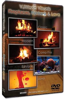 Visuals: Fireplace & Fish Tank & Lava DVD
