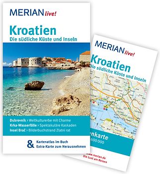 MERIAN live! Reiseführer Kroatien Die südliche Küste und Inseln