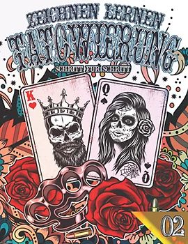 Tätowierung 02: Zeichnen Lernen Schritt für Schritt: Kollektion Moderne Tattoos zum Entwerfen von Stress und Angst | anxiety Tattoos und Designs für ... und Schulanfangsgeschenk für Tattoo-Liebhaber