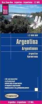 Reise Know-How Landkarte Argentinien / Argentina (1:2.000.000)