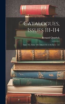 Catalogues, Issues 111-114; issue 137; issue 141; issues 147-148; issue 151