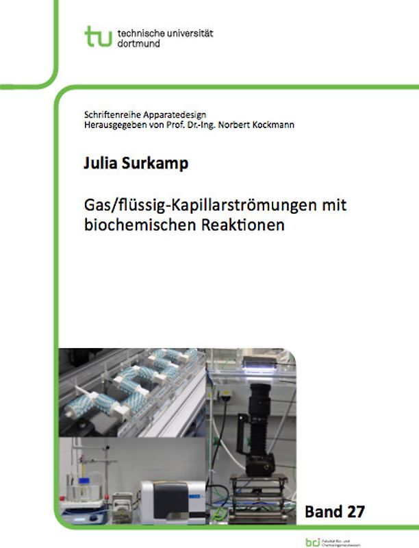 Gas/flüssig-Kapillarströmungen mit biochemischen Reaktionen