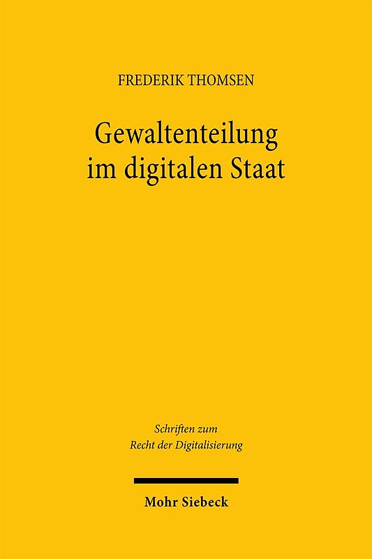 Gewaltenteilung im digitalen Staat