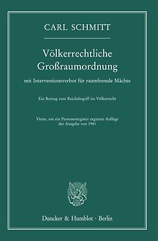 Völkerrechtliche Großraumordnung