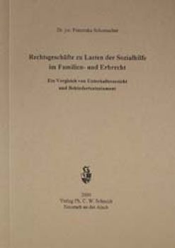 Rechtsgeschäfte zu Lasten der Sozialhilfe im Familien- und Erbrecht