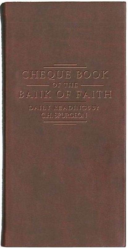 Chequebook of the Bank of Faith - Burgundy