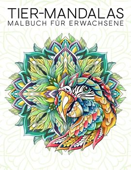 Malbuch für Erwachsene: Tier-Mandalas
