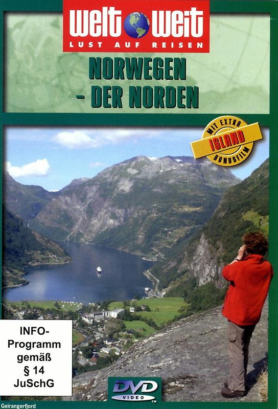 Norwegen - Der Norden (Reihe: welt weit) mit Bonusfilm "Island" DVD